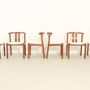 Six teak chairs by Hans J. Frydendal, Denmark 1970