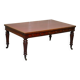 Rare double-sided desk in hardwood by Holland and Sons, Victorian era.