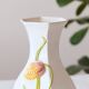 Vase vintage en barbotine tulipe signé Bassano