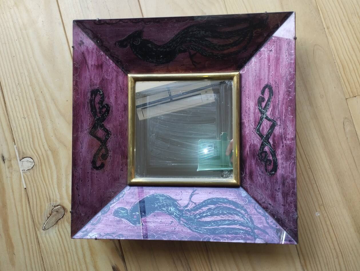 Artist's Mirror "Prestige Collection" – Lydie Eyraud, circa 1990/2000