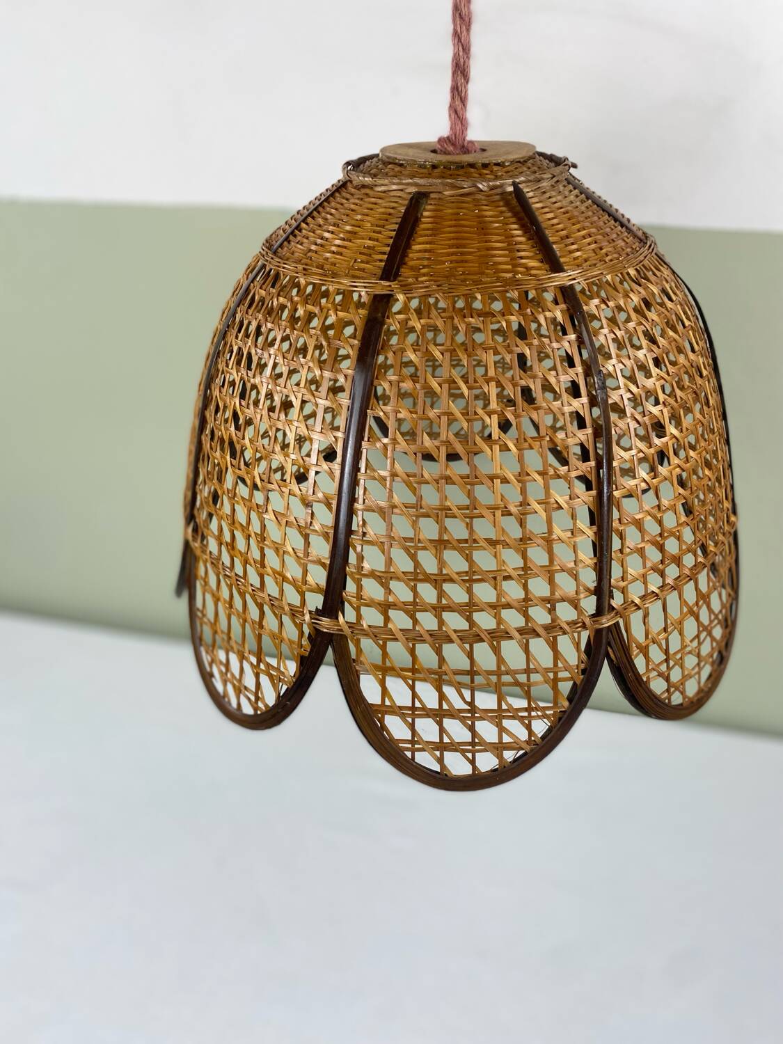 Suspension osier vintage