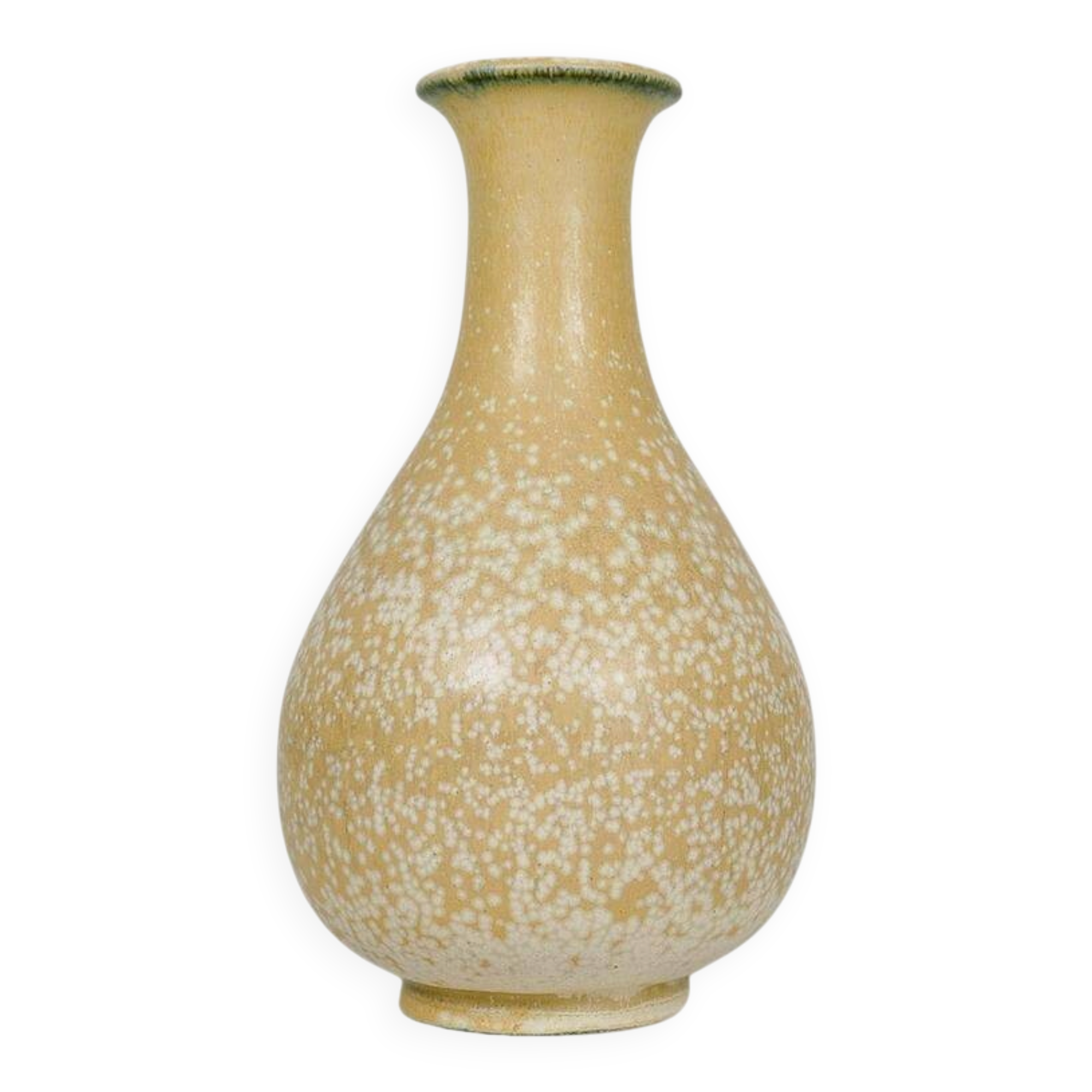 Mid-century modern sculptural vase by Rörstrand, designed by Gunnar Nylund, Sweden, 1950s.