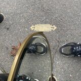 Brass mirror,