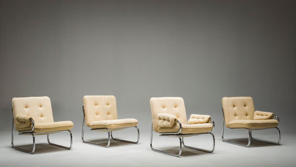 Fauteuils Borkum trois places par Johan Bertil Häggström pour Ikea, années 1970, Set de 2