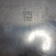 Pewter plate les Etains du Manoir diameter 30 cm, antique French