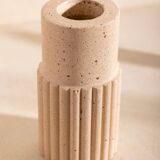 Dedé vase in beige concrete