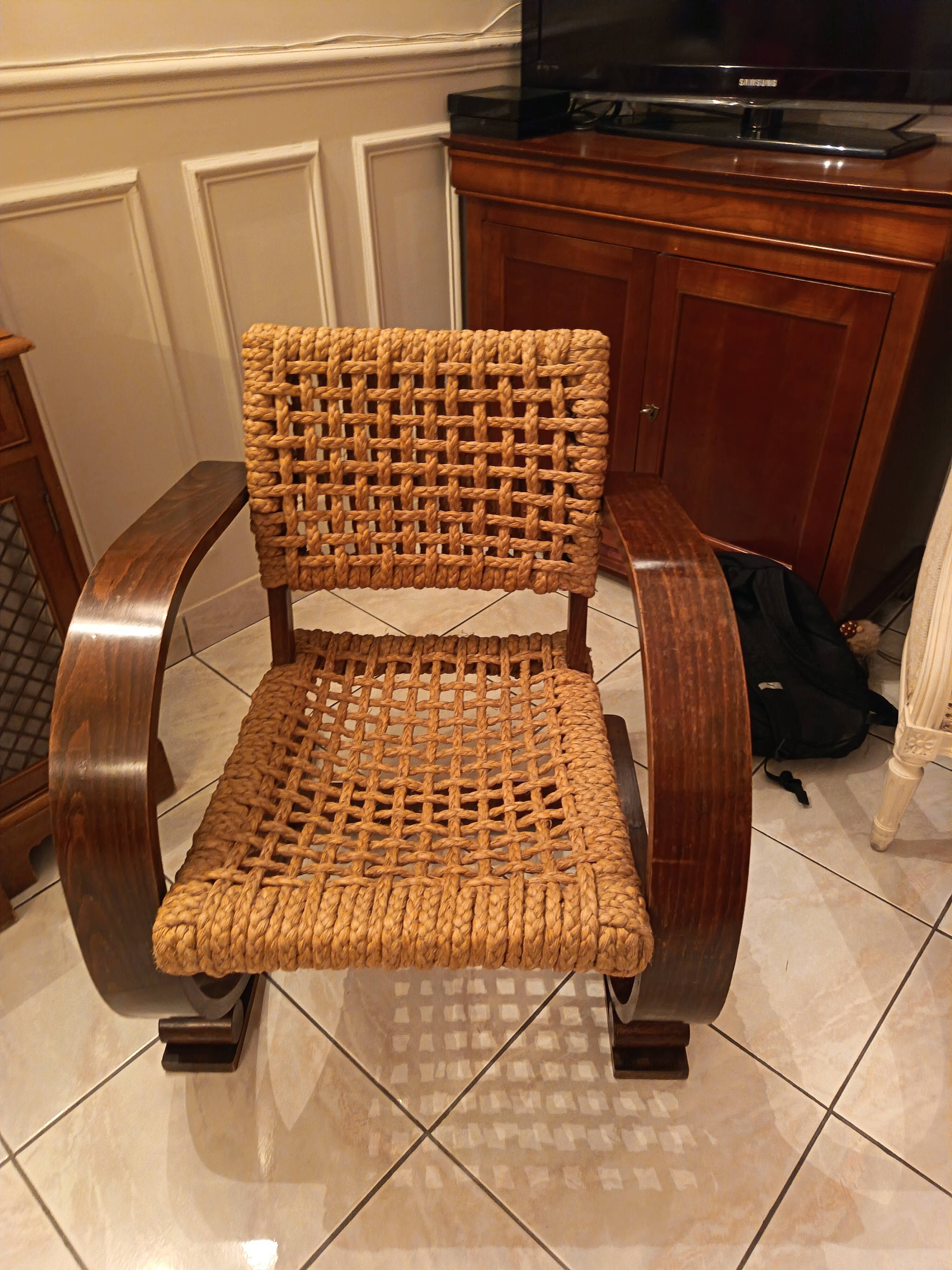Audoux&Minet armchair Vibo Vesoul 1940s