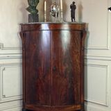 Louis-Philippe Corner Cabinet in Mahogany, 19th Century