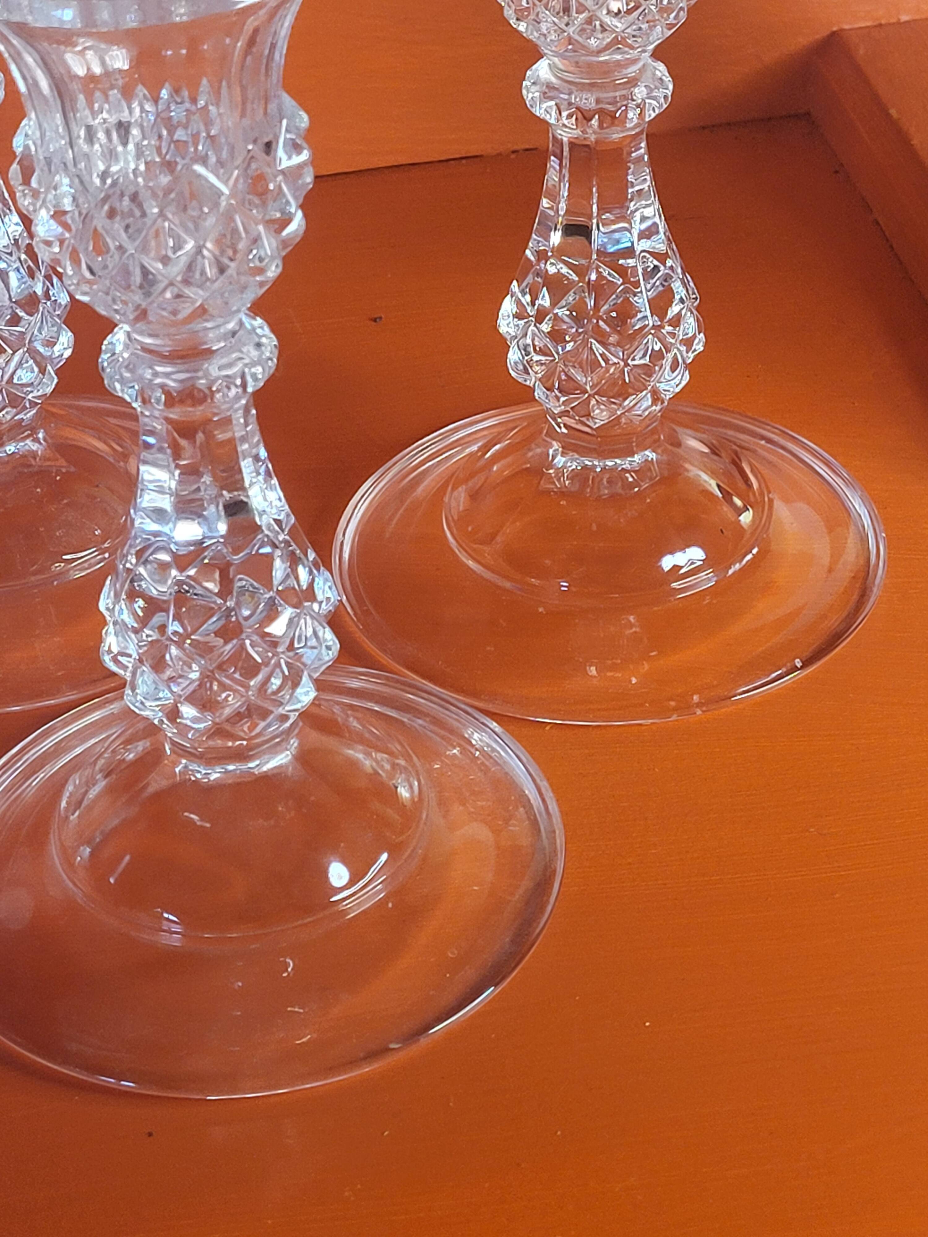 Crystal candle holders