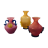 Série de 3 vases Gambaro & Poggi pour Murano années 70