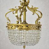 Napoleon-style tassel chandelier