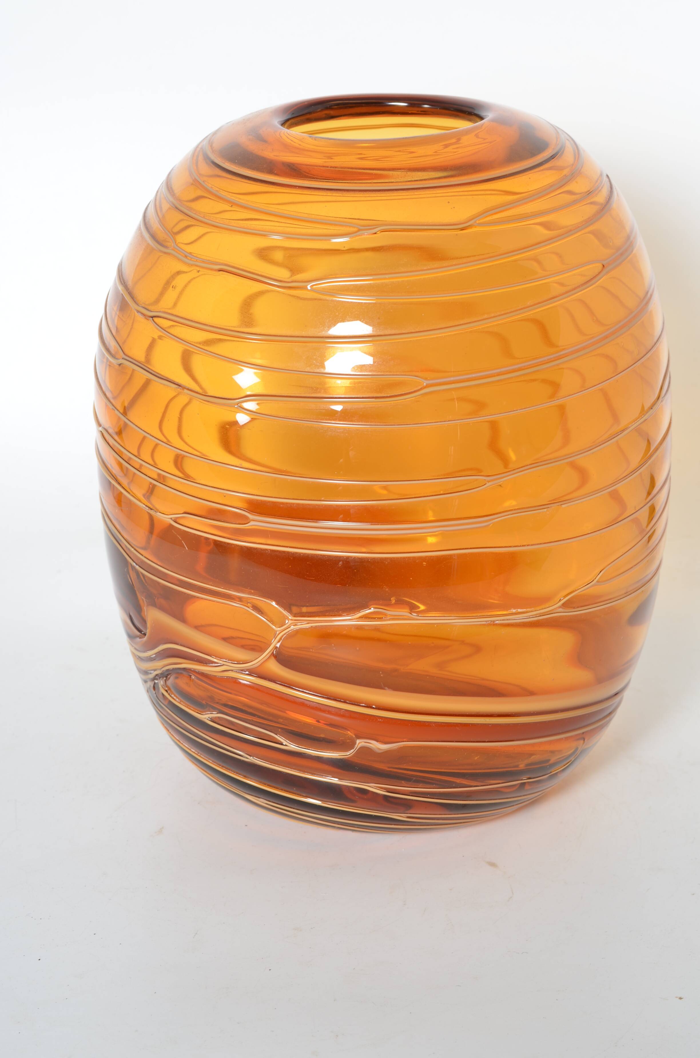 Amber Murano vase