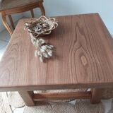 Roxanne raw wood coffee table