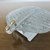 Barovier & Toso Murano glass leaf wall light
