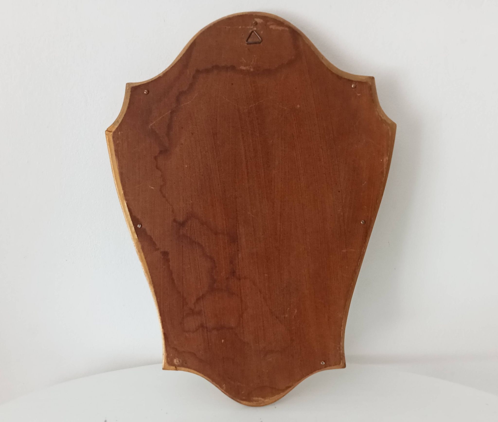 Vintage baroque mirror in gilded wood