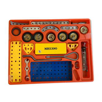 Boite meccano n°2 avec pièces détachées et notice