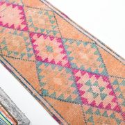Tapis De Cuisine 2x12 Orange Tapis De Coureur Vintage Herki, 73x369Cm