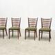 Set of four Danish dining chairs