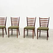Ensemble de quatre chaises de salle à manger danoises