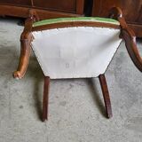 Set of 4 Empire style armchairs with cross