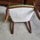 Serie de 4 fauteuils de style empire a crosse