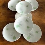 Deep plates Petals of Gien