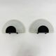 Set of 2 glass Prisma wall lamps MEGA, 1980s, Italy