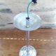 Suspension globe opaline Art Deco from the 1930s