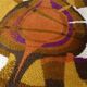 Large Scandinavian Rug with abstract Decor by Ege Rya, Denmark 1960s