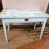 Pastel blue farm table