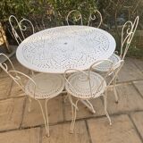 Living room wrought iron garden