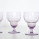 Purple wine glasses x5, art deco, delicate, antique, ancient