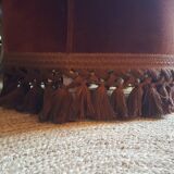 Pair of velvet toad chairs