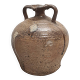 Antique French Stoneware Oil Jug