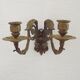 Pair of French Antique Signed GAVEAU 12 Double Piano Candle Sconces