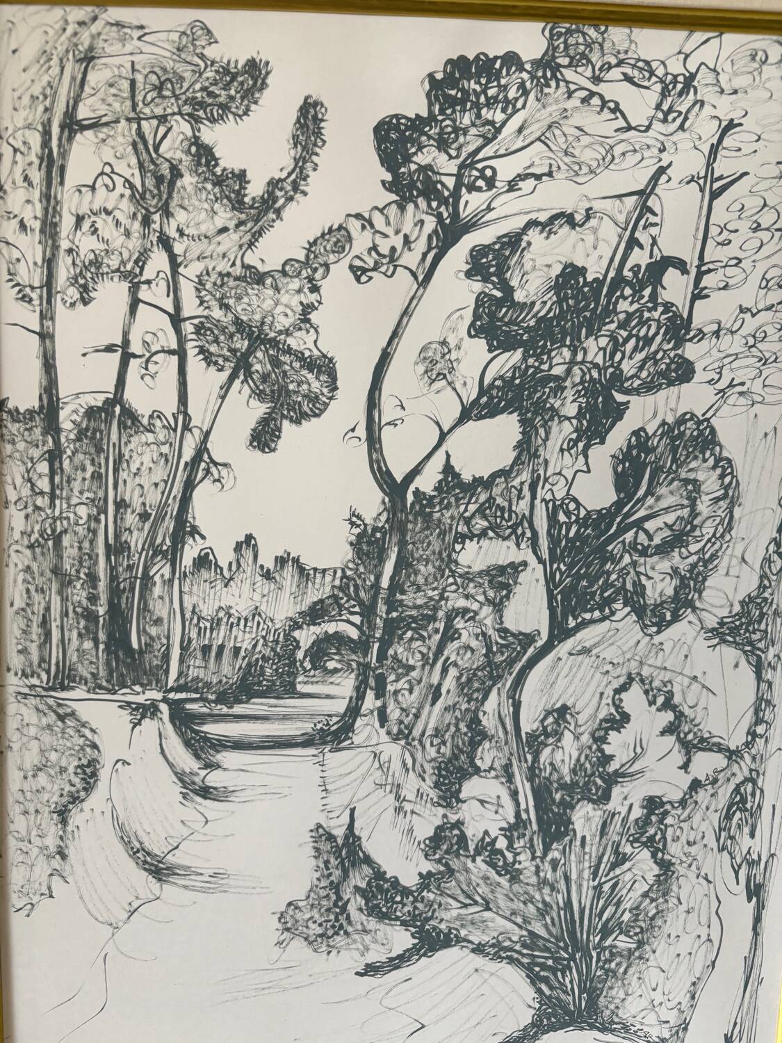 Landscape signed Martin