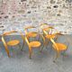 Suite de 6 chaises « Revers » par Andrea Branzi pour Cassina, 1990