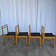 Chaises de salle à manger en bois scandinave vintage - Branko Ursic STOL Kamnik, ensemble o