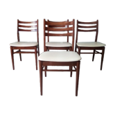 Lot de chaises scandinaves années 60