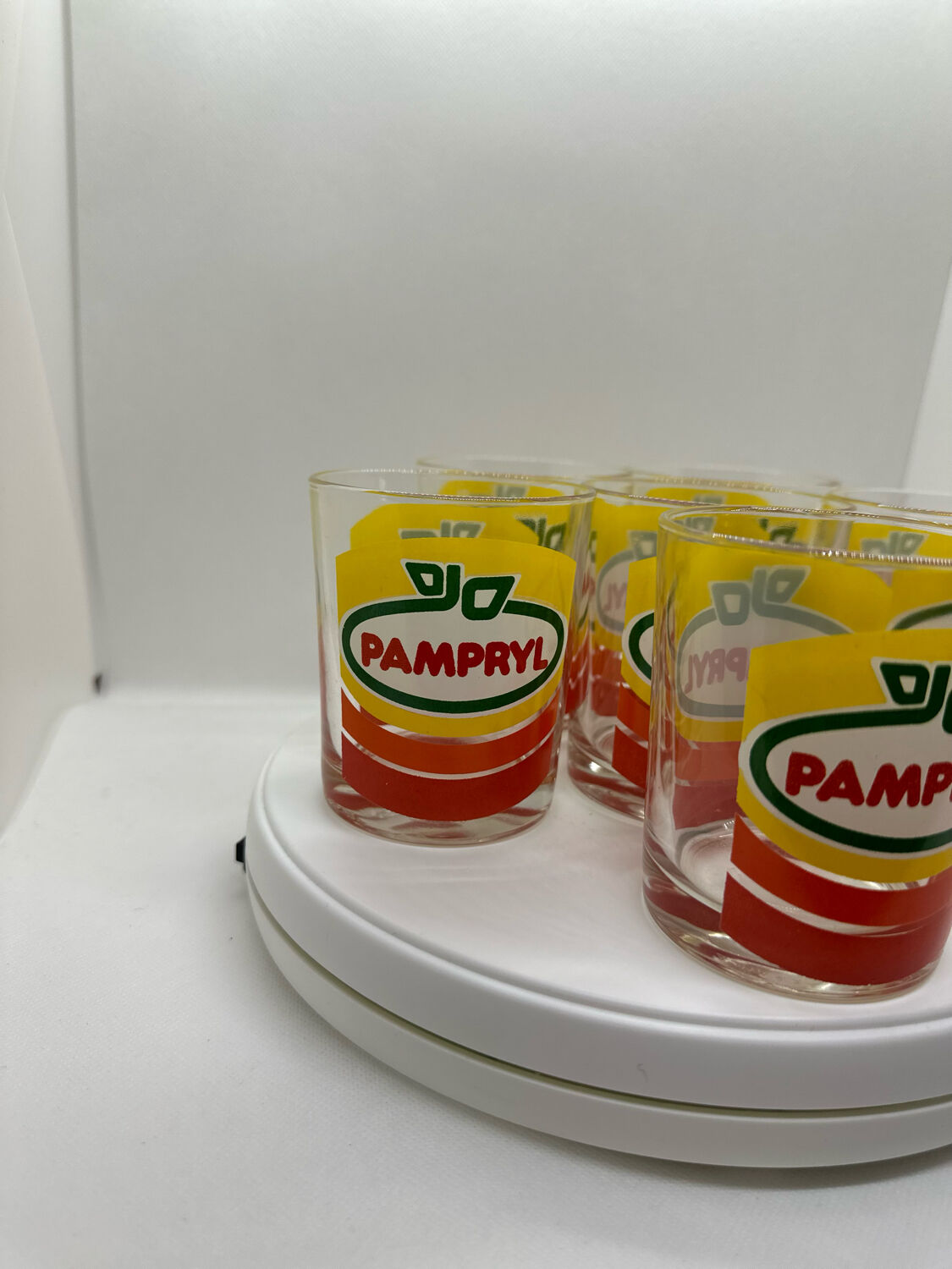 6 juice glasses pampril