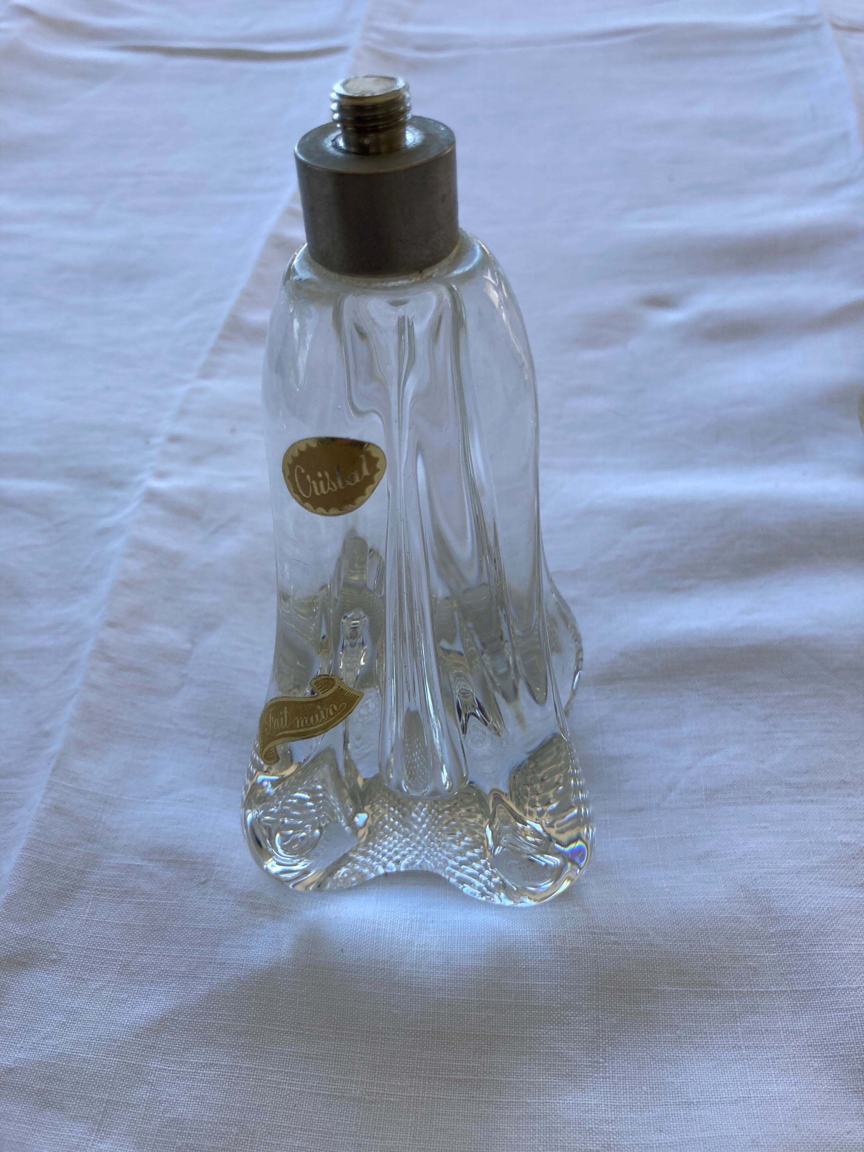 Pair of crystal lamp feet