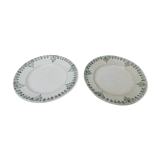 Assiettes plates Moulin des loups 452 ancienne vintage Lot de 2