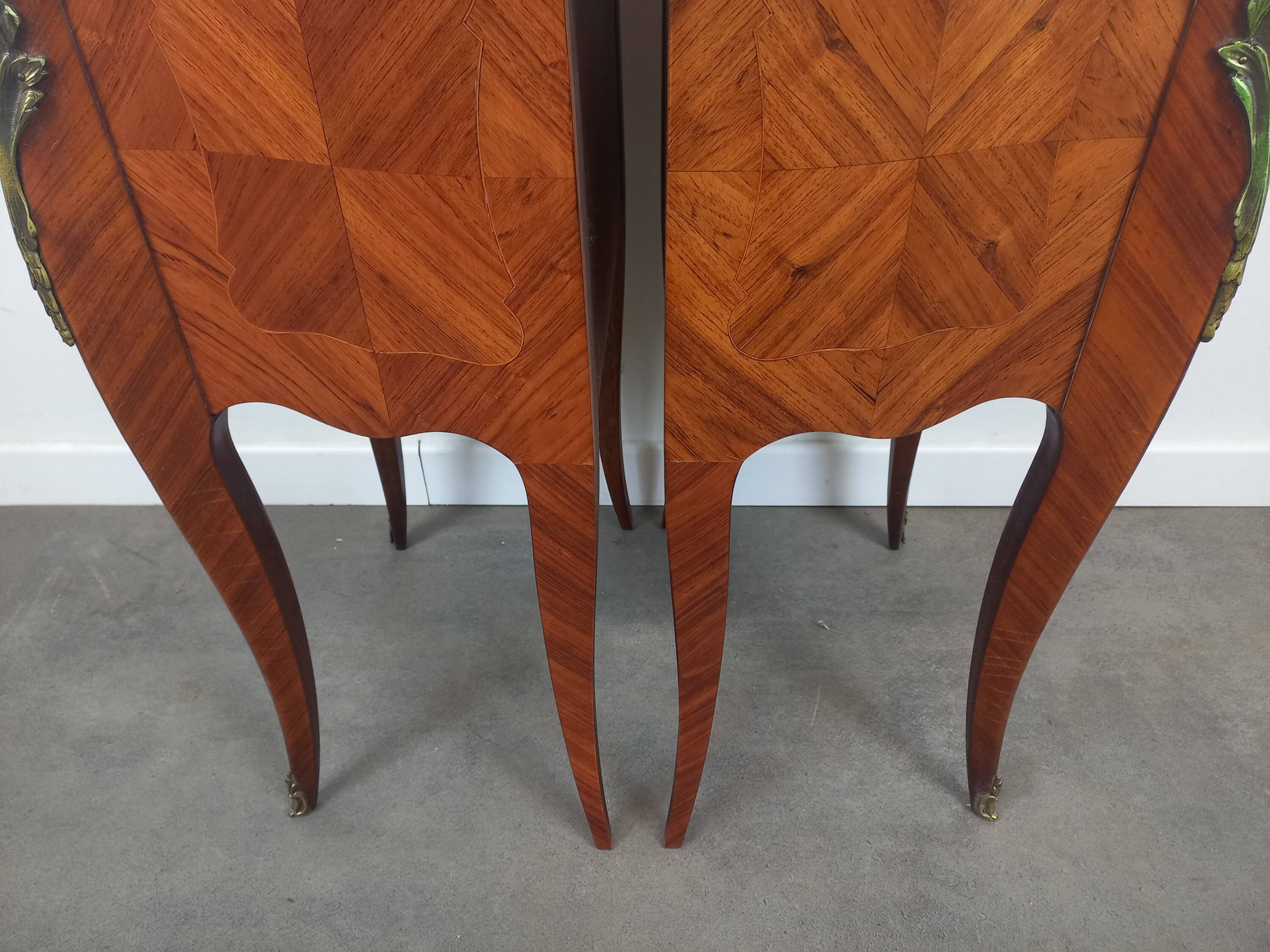 Pair of Louis XV style bedside tables