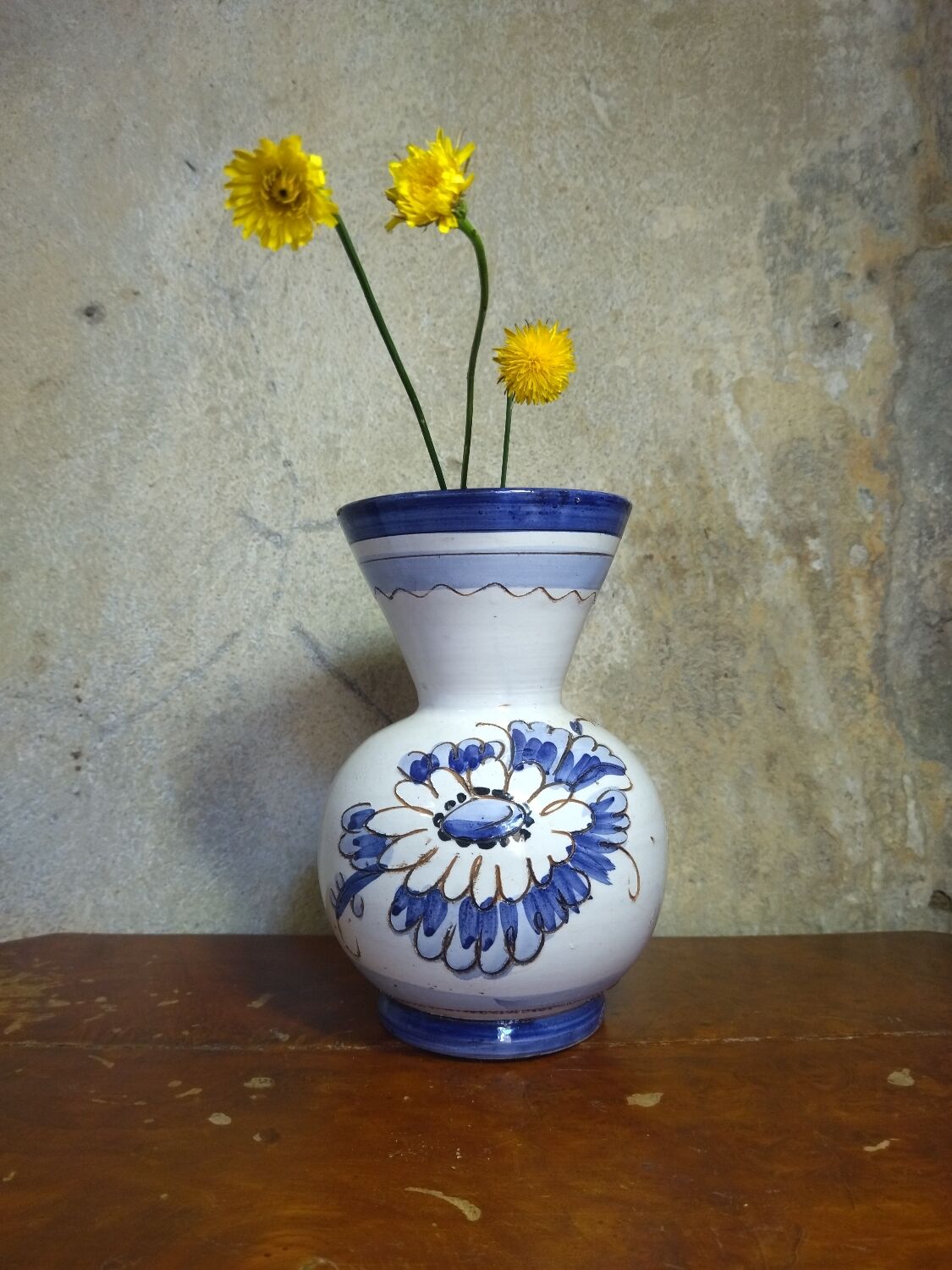 Italian blue vase - Ceramiche Paoli