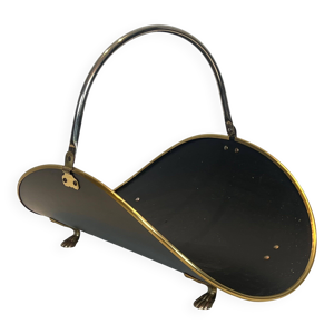 Porte-bûches de style - noir