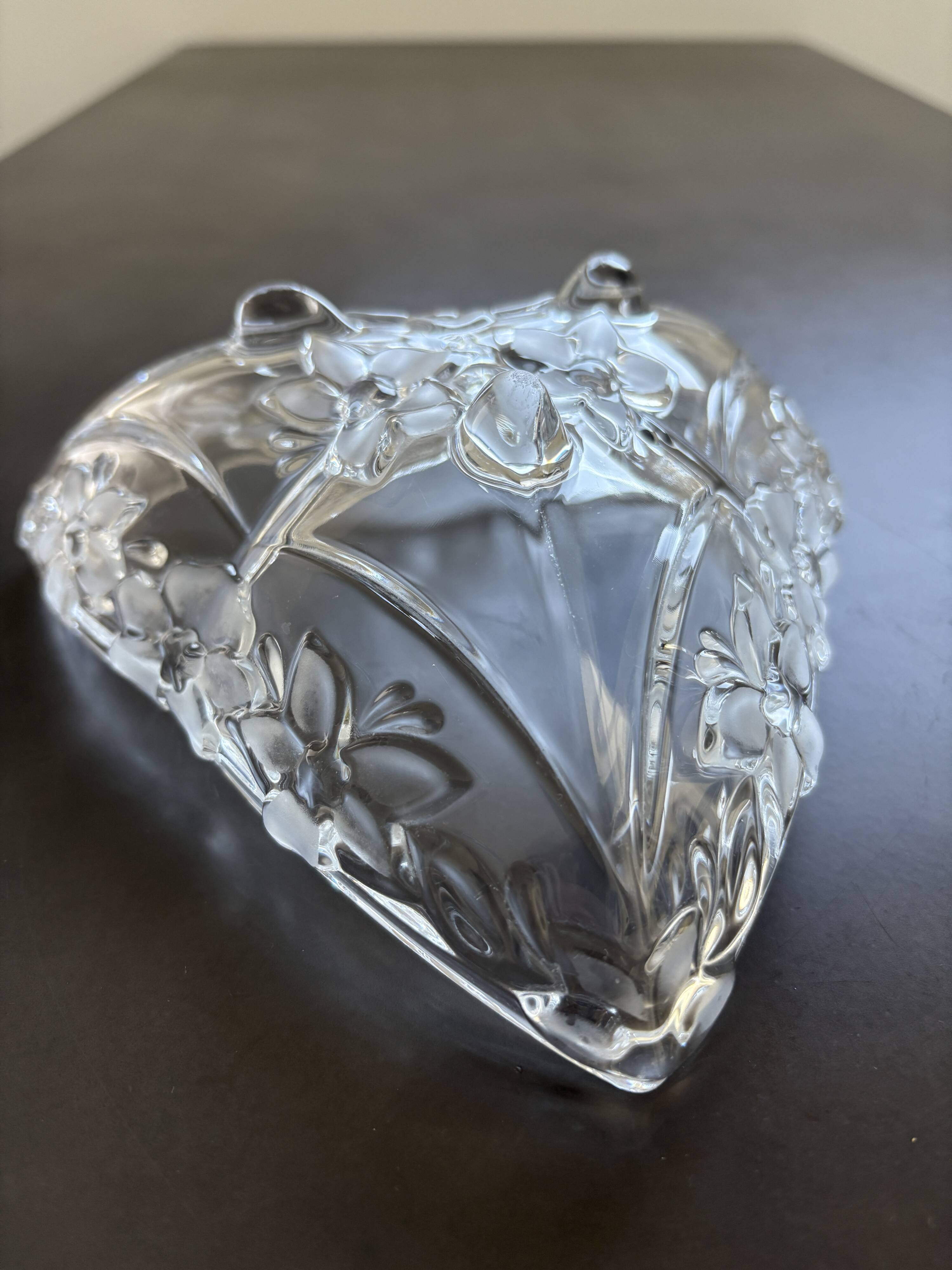 Crystal triangle dish