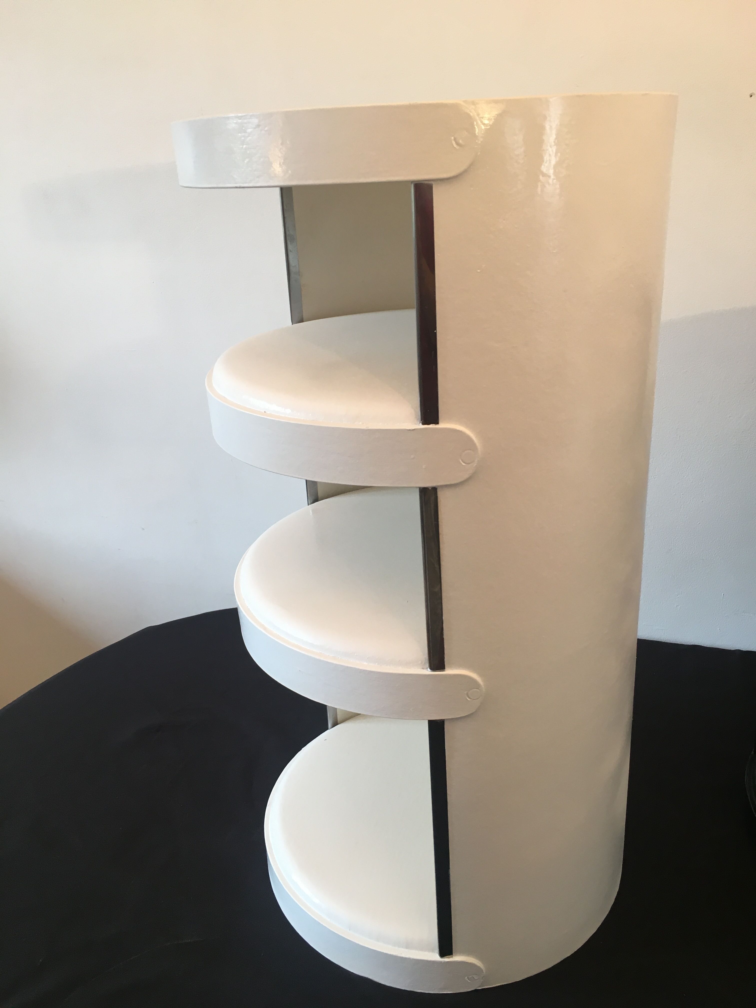 Three bedside tables "bonga" jean louis avril