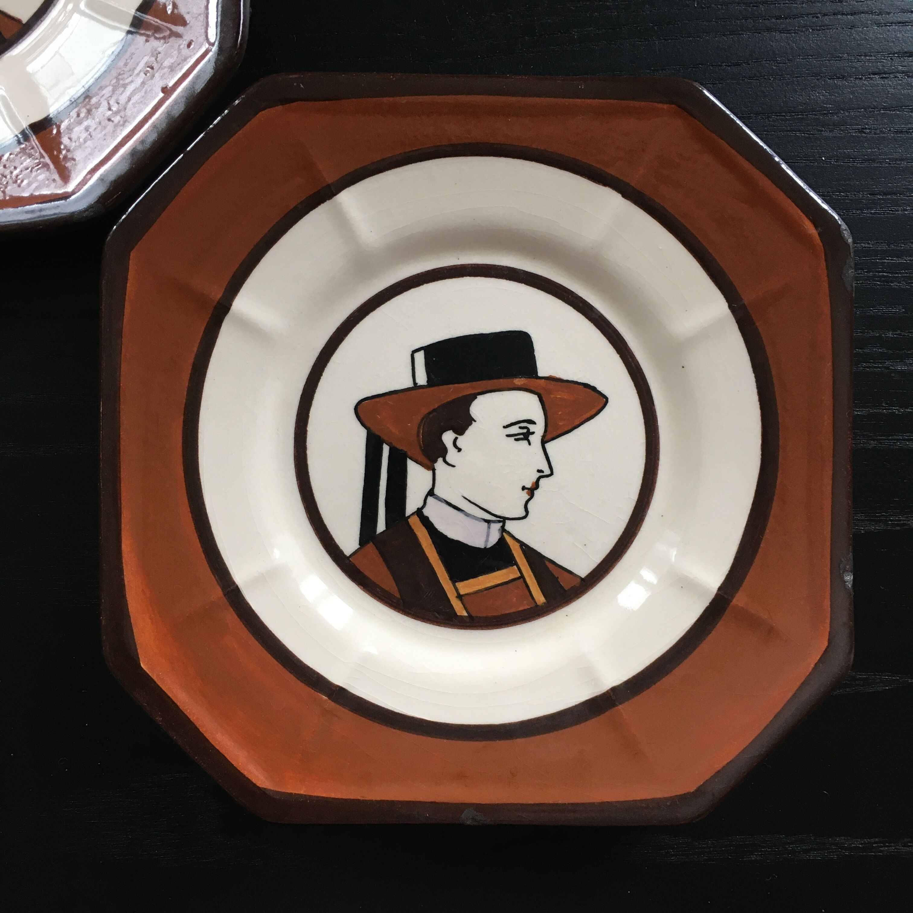 Pair of HB Quimper plates