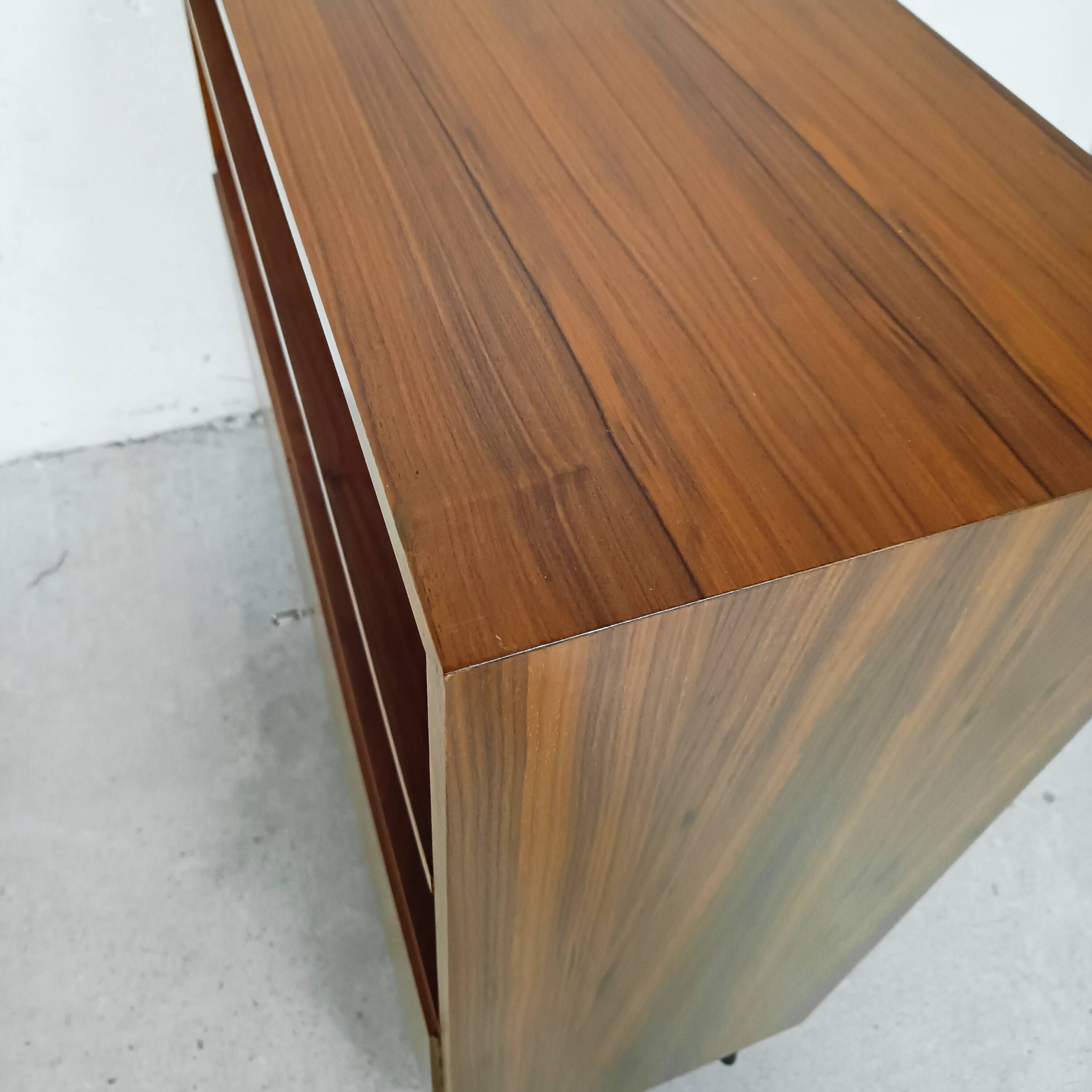 Semi-open, two-door cabinet, 1960