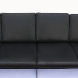 1960s leather 4-seater sofa